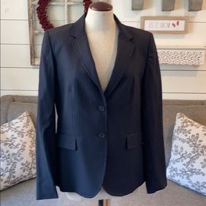 J Crew Pinstripe 2 button blazer NWT 14